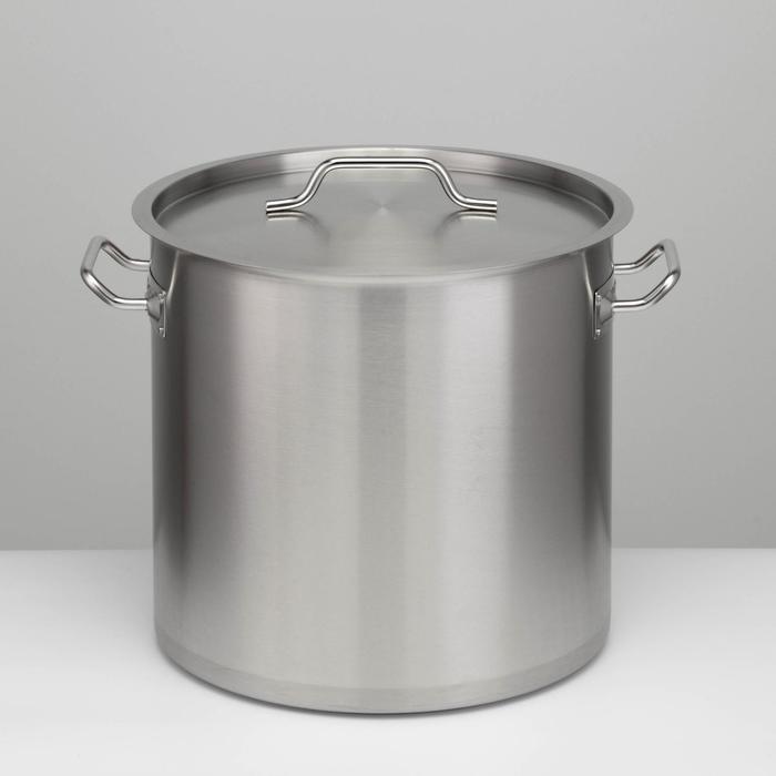 Котёл LUXSTANL, 37 л, d=36 см, h=36 см, капсульное дно, индукция, нержавеющая сталь - Фото 1