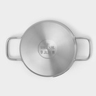 Кастрюля LUXSTAHL, 2 л, d=19 см, h=8 см, капсульное дно, индукция, нержавеющая сталь - Фото 4