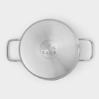 Кастрюля LUXSTAHL, 3 л, d=21.5 см, h=9.5 см, капсульное дно, индукция, нержавеющая сталь - Фото 4