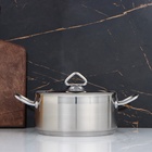 Кастрюля LUXSTAHL, 3 л, d=21.5 см, h=9.5 см, капсульное дно, индукция, нержавеющая сталь - Фото 6