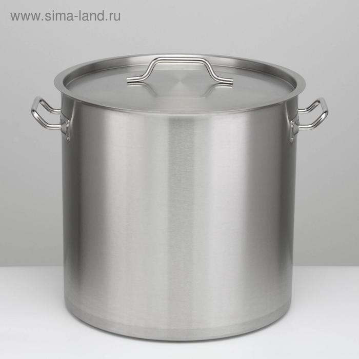 Котёл LUXSTANL, 50 л, d=40 см, h=40 см, капсульное дно, индукция, нержавеющая сталь - Фото 1