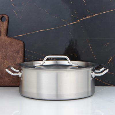 Котёл LUXSTANL, 10 л, d=32 см, h=12 см, капсульное дно, индукция, нержавеющая сталь