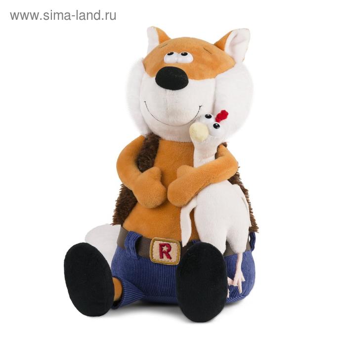 Мягкая игрушка «Ловкий Лис и Курица», 24 см - Фото 1