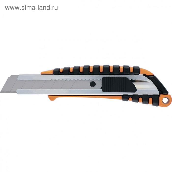 Нож Sparta 78982, выдвижное лезвие, метал. 2К корпус, 18 мм - Фото 1