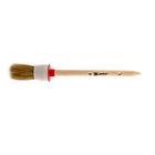 Кисть круглая MTX 82076, натуральная щетина, деревянная ручка, 30 мм - фото 301618767