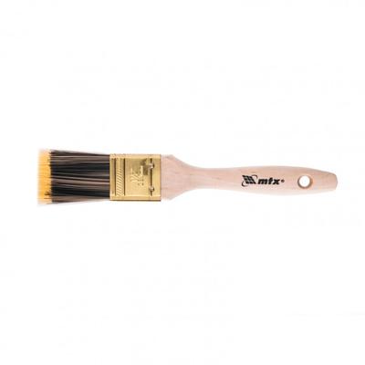 Кисть плоская MTX 83218, Golden, искусственная щетина, деревянная ручка, 1,5"