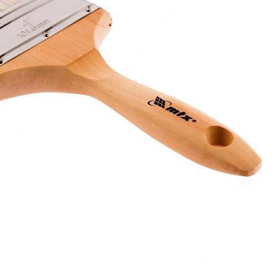 Кисть плоская MTX 83340, Platinum, искусственная щетина, деревянная ручка, 4"