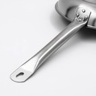 Сковорода из нержавеющей стали, d=28 см, h=5 см, капсульное дно, индукция - Фото 4