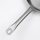 Сковорода из нержавеющей стали, d=28 см, h=5 см, капсульное дно, индукция - Фото 5