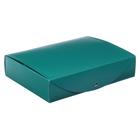 Короб архивный на кнопке А4 Calligrata, 70 мм, 800 мкм, разборный, зелёный - Фото 2