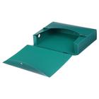 Короб архивный на кнопке А4 Calligrata, 70 мм, 800 мкм, разборный, зелёный - Фото 3