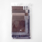 Платки носовые мужские Этель "Серджио" 30*30 см,(набор 12 шт,) цв.фиолетовый, рис. МИКС - фото 809315319