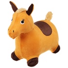 Попрыгун ZABIAKA «Лошадка», 58×29×52 см, текстильная отделка, МИКС - Фото 6