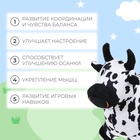 Попрыгун ZABIAKA «Коровка», текстильная отделка, h=50 см, 1400 г - фото 27040945