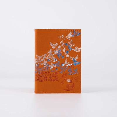 Обложка для паспорта, цвет оранжевый