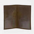 Обложка для паспорта, цвет оливковый - Фото 3