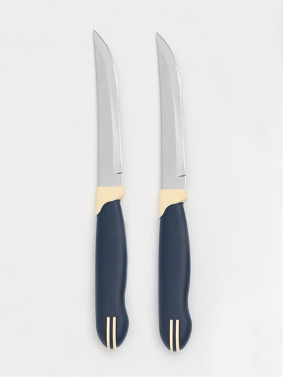 Набор кухонный ножей для мяса TRAMONTINA Multicolor, 2 шт., лезвие 12.5 см