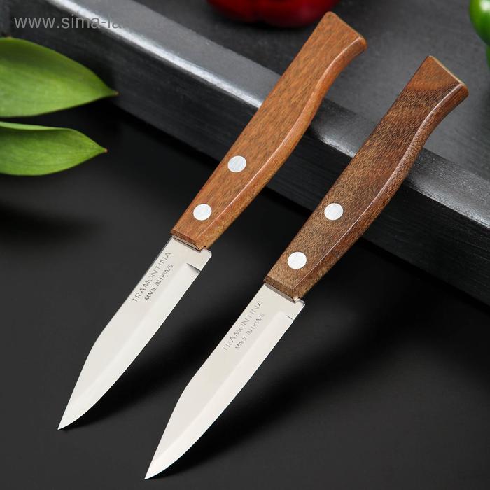 Набор кухонный ножей для овощей TRAMONTINA Tradicional, 2 шт, лезвие 8 см - Фото 1