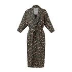 Комплект женский (халат и комбинация) KAFTAN, 44-46, цвет зелёный/чёрный - Фото 11