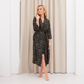 Комплект (халат и комбинация) KAFTAN, 52-54, зел/черн  (артикул 5483580)  большой выбор товаров оптом и в розницу по низким ценам с доставкой