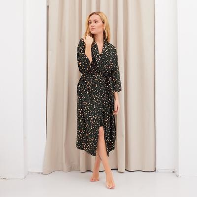 Комплект (халат и комбинация) KAFTAN, 52-54, зел/черн