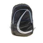 Рюкзак молодёжный "Волна", 1 отдел, 2 наружных кармана, 2 боковых кармана, цвет чёрно-серый - Фото 2