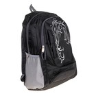 Рюкзак молодёжный "Дракон", 1 отдел, 2 наружных кармана, 2 боковых кармана сетка, цвет чёрный - Фото 2