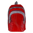 рюкзак школьный 4615 Отличник 44*29*14 см, 1 отдел, 2 нар кармана, 2 бок кармана красный - Фото 1
