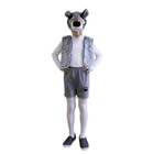 Карнавальный костюм «Волчонок», плюш, рост 122-128 см - фото 8371490