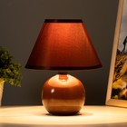 Светильник «Шар кофейный» h=20 см (220 В/60 Вт/Е14) с абажуром RISALUX - Фото 6