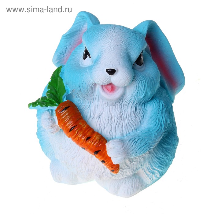 Копилка "Кролик" бирюзовый, 10х8х10см - Фото 1