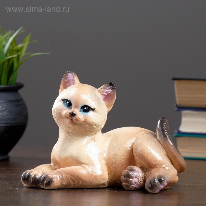 Фигура "Котята Ребята" бежевые, МИКС  17х12х15см - Фото 1