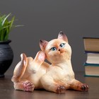 Фигура "Котята Ребята" бежевые, МИКС  17х12х15см - Фото 2