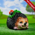 Садовая фигура из гипса «Ёж с божьей коровкой», 24×17×17 см - Фото 4