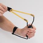 Рогатка спортивная с упором и рельефной рукоятью, 17 см, микс - Фото 1