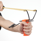 Рогатка спортивная с упором, 25 см, оранжевая - Фото 6