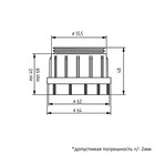 Опора регулируемая, d=60 мм (комплект 4 шт) - фото 22686854