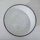 Миска эмалированная, 2 л, деколь МИКС, белая - Фото 3