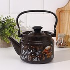 Чайник, 2 л, эмалированная сталь, деколь МИКС, коричневый - Фото 6