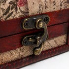 Набор шкатулок для украшений «Сундучок. Цветочное панно», дерево, 2 шт. - Фото 4