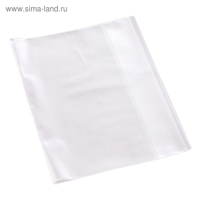 Обложка для тетрадей 70мкр 350*215мм PP прозрачная - Фото 1