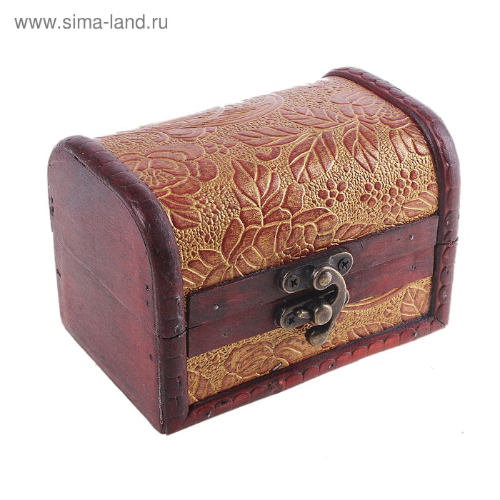 Шкатулка сундучок "Весеннее цветение" 11,7х8,3х8,3 см - Фото 1