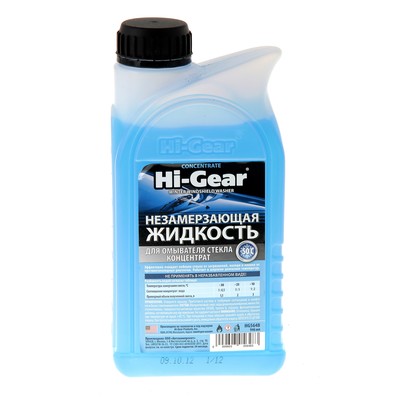 Незамерзающий очиститель стёкол HI-GEAR, концентрат, до -50С, 1 л