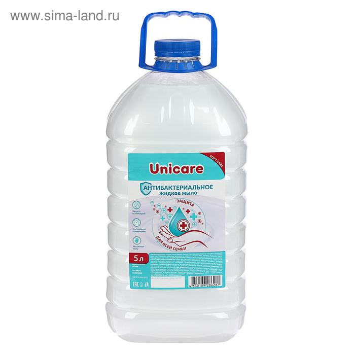 Жидкое мыло Unicare, антибактериальное, 5 л - Фото 1
