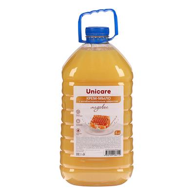 Крем-мыло UNICARE «Медовое», антибактериальное, ПЭТ, жидкое 5 л