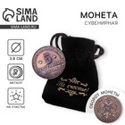 Монета сувенир «Счастливый пятак», d=3.8 см - Фото 1