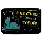 коврик Я не сплю я слежу за тобой серия Пес Барбос 60*40 см Пижон - Фото 1