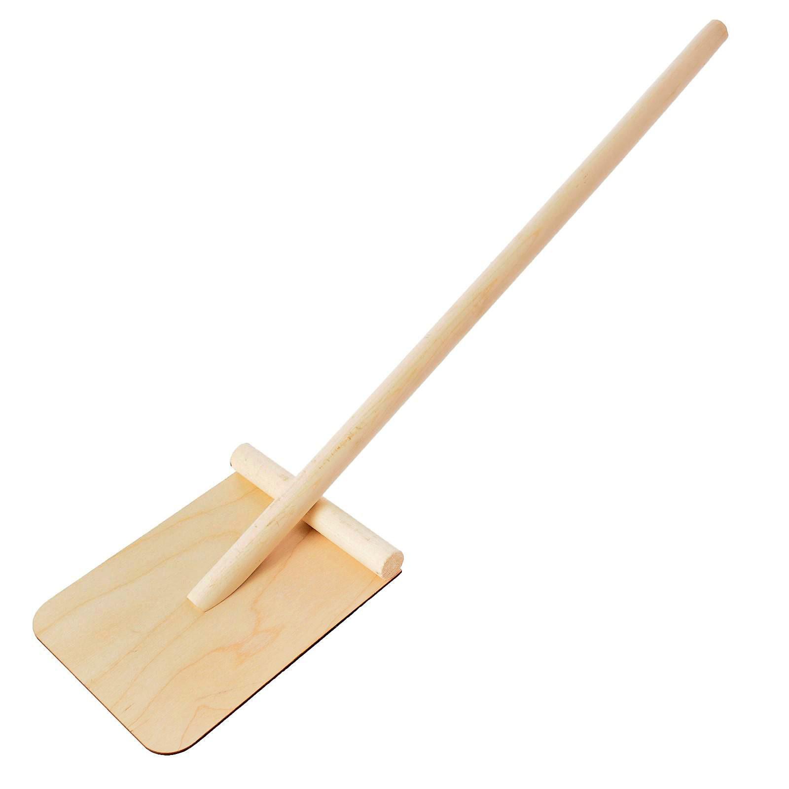 Лопата для пиццы деревянная (лопата 356*406, ручка 762мм) (81200246)