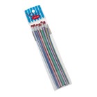 Карандаш чёрнографитный "Гнущийся" с ластиком микс, 6 шт. МИКС - Фото 2