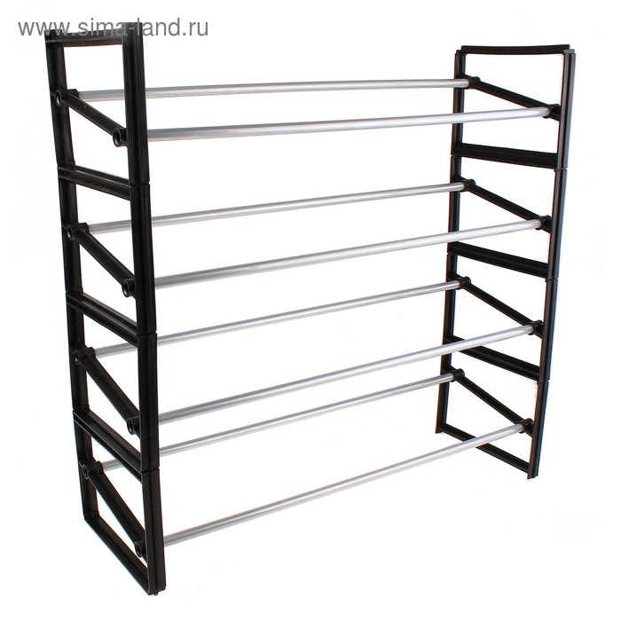 Полка для обуви, 4 яруса 61,5×21×59 см - Фото 1